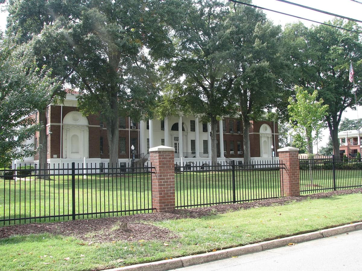 Livingstone College from Monroe St Salisbury NC