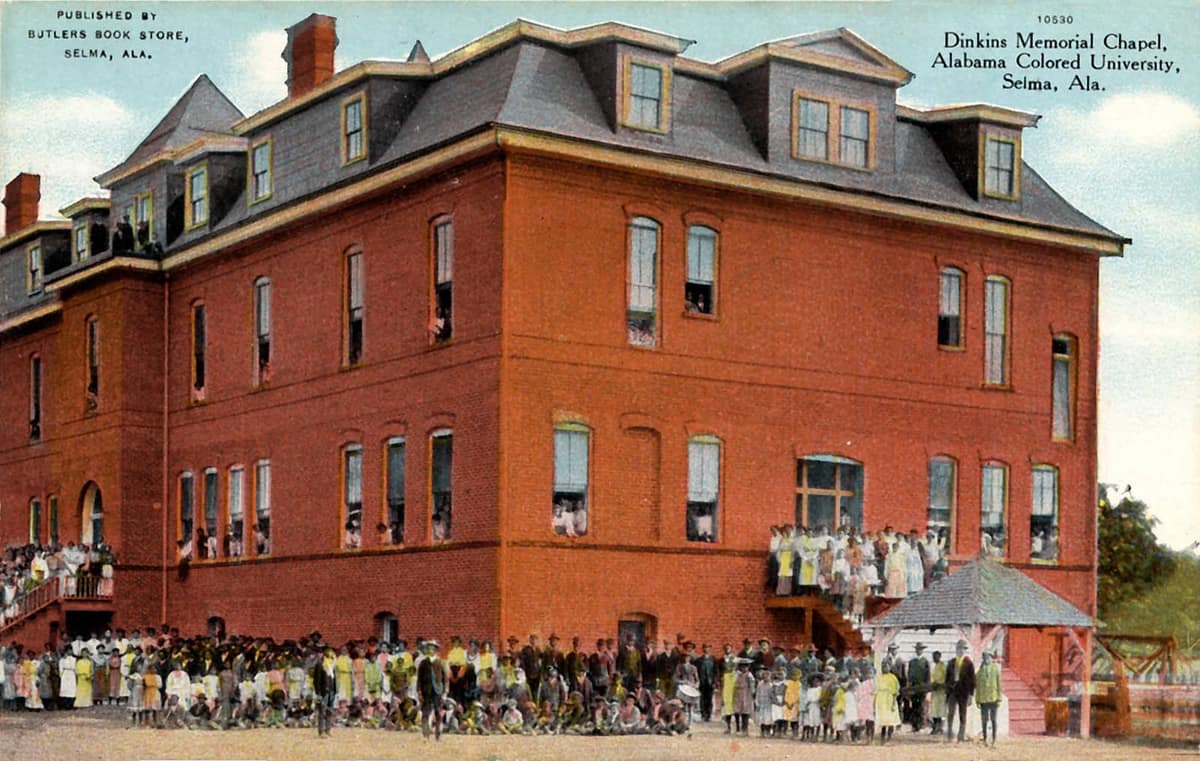 "Dinkins Memorial Chapel, Alabama Colored University, Selma, Ala." (NBY 6999)